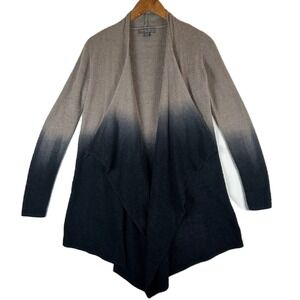 Barefoot Dreams‎ Bamboo Chic Lite Ombre Drape Cardigan Sweater Womens S/M